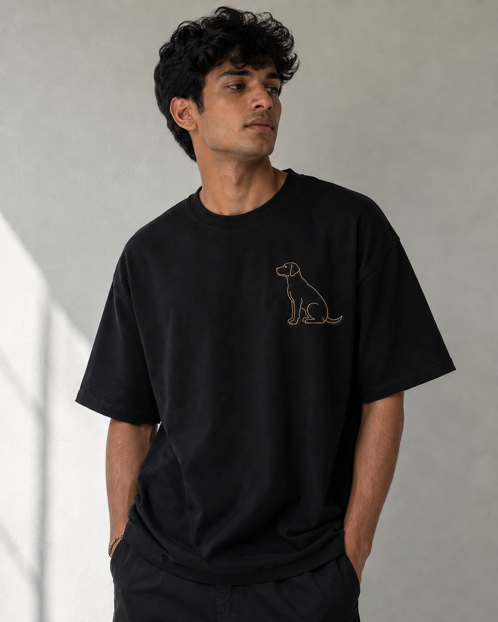 Oversized Embroidered Tee