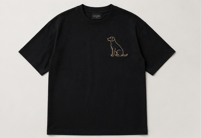 Oversized Embroidered Tee